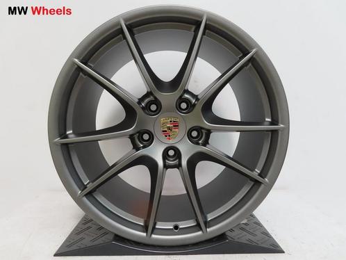 Porsche 20 inch Origineel 911 991 Carrera velgen satin grey, Auto-onderdelen, Banden en Velgen, Velg(en), 20 inch, Personenwagen