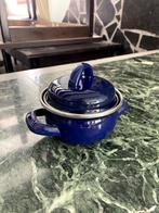 Mini casserole bleue - lot de 20, Huis en Inrichting, Keuken | Servies, Overige materialen, Overige typen, Overige stijlen, Gebruikt