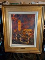 René Zimmer  , Orval abbaye  le soir, Antiek en Kunst, Ophalen