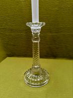 Vintage art deco glass candlesticks, Antiek en Kunst, Antiek | Kandelaars, Ophalen of Verzenden