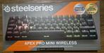 SteelSeries Apex Pro Mini - Draadloos, Computers en Software, Toetsenborden, Gaming toetsenbord, Azerty, Gebruikt, Ophalen of Verzenden