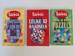 Nieuw: 3 puzzelboeken brain snack, Enlèvement