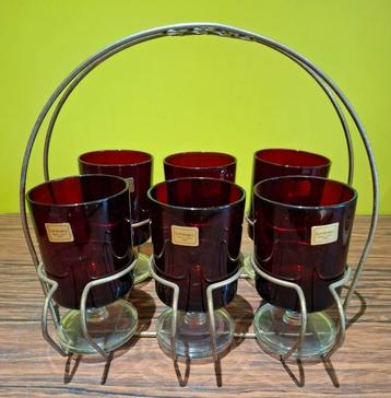 Lunettes rouges Luminarc, 6 pièces dans un panier, Enlèvement ou Envoi