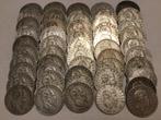 50 munten 5 lire Vittorio E manuele II, Ophalen of Verzenden, Italië, Zilver