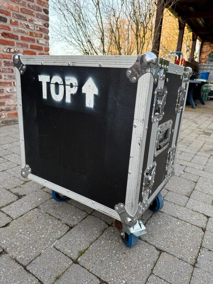 professionele 10U flightcase, Musique & Instruments, Boîtiers & Valises, Comme neuf, Flight case, Enlèvement