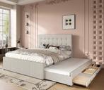 Bed met opbergruimte, Ophalen, 140 cm, 200 cm, Moderne