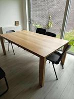 Zware houten designtafel, Huis en Inrichting, Ophalen, Zo goed als nieuw