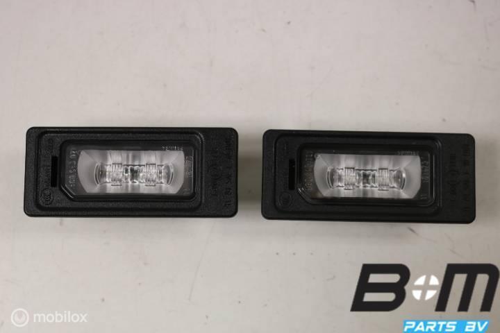 Set kentekenplaat verlichting LED Audi A1 Facelift 4G0943021, Auto-onderdelen, Verlichting, Gebruikt