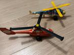 2 tinnen helicopters jaren ‘60-‘70, Ophalen of Verzenden, Gebruikt