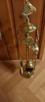 haardstel in koper, Huis en Inrichting, Haarden, Ophalen, Zo goed als nieuw