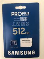 Originele SAMSUNG 512 GB PRO Plus micro SDXC-geheugenkaart, Audio, Tv en Foto, Foto | Geheugenkaarten, Nieuw, MicroSD, 512 GB