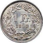 1 franc Helvetia debout argent suisse : 1886 : 15 € : 5 gr, Enlèvement, Autres pays, Monnaie en vrac, Argent