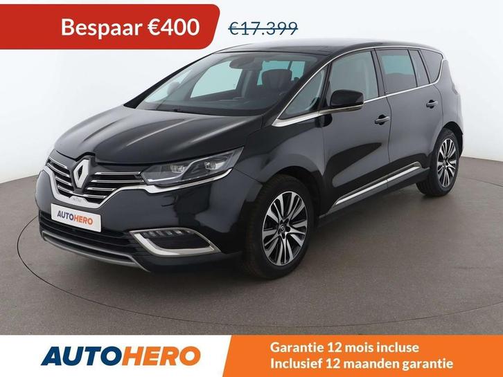 Renault Espace 1.6 TCe Energy Initiale Paris (bj 2017), Auto's, Renault, Te koop, Espace, ABS, Achteruitrijcamera, Adaptive Cruise Control