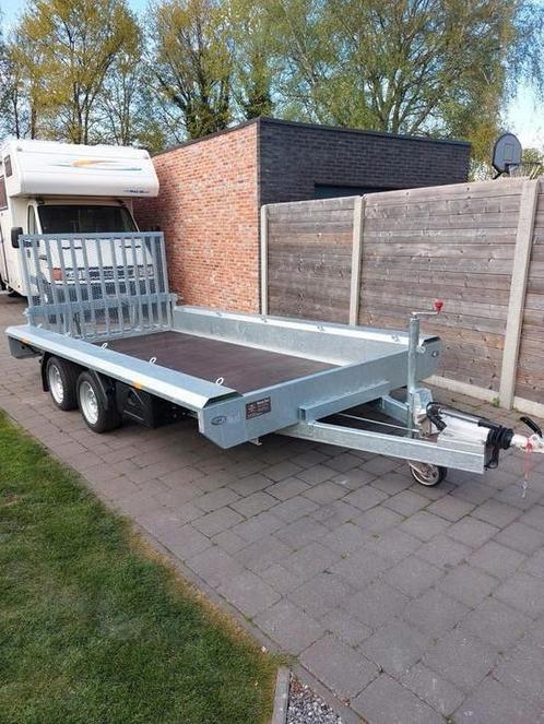 Machinetransporters, Kippers,  plateau aanhangwagens, Auto diversen, Aanhangers en Bagagewagens, Ophalen of Verzenden