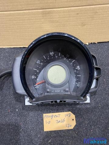 2016 PEUGEOT 108 km teller instrumenenpaneel ENGELS UK  beschikbaar voor biedingen