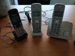 draadloze telefoon Panasonic KX-TGE212 Champagne goud, Telecommunicatie, Nieuw, 2 handsets, Verzenden