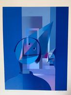 Armand VEREECKE - kleurenlitho - abstracte figuren, Ophalen of Verzenden