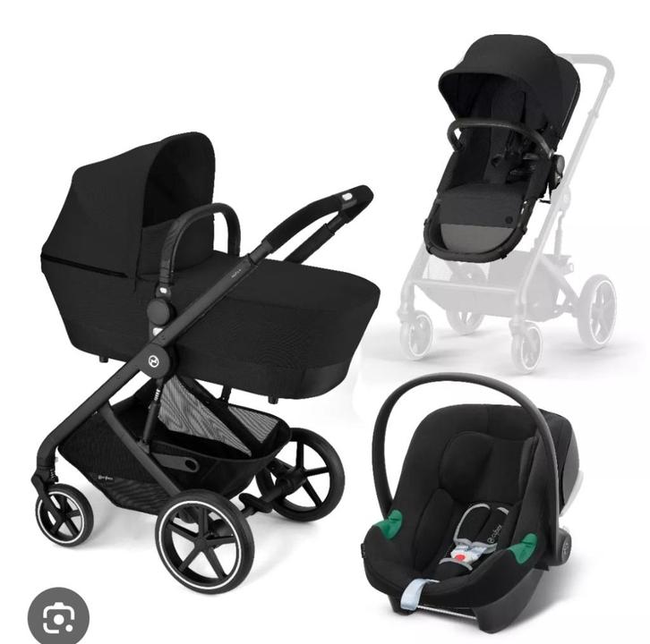 3 in 1 Cybex buggy, Enfants & Bébés, Buggys, Comme neuf, Autres marques, Dossier réglable, Ombrelle, Enlèvement