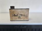Mobilol oil B 1 liter olie blik, Verzamelen, Ophalen of Verzenden, Gebruikt, Verpakking