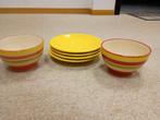 Borden geel 4 stuks, Huis en Inrichting, Ophalen, Geel