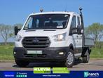 Ford TRANSIT 350 L4 D.C Open Laadbak!, Auto's, Bestelwagens en Lichte vracht, Wit, Ford, Te koop, Bedrijf
