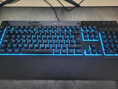 clavier gaming k55 RGB, Informatique & Logiciels, Claviers, Neuf, Azerty, Filaire, Ergonomique, Clavier gamer, Touches multimédia