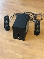 HAUT PARLEUR LOGITECH X230 avec caisson basse, Audio, Tv en Foto, Luidsprekerboxen, Gebruikt, Minder dan 60 watt, Front, Rear of Stereo speakers