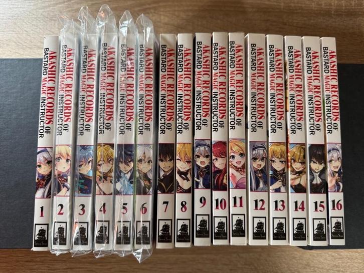 Akashic Records of Bastard Magic Instructor manga, Boeken, Strips | Comics, Gelezen, Complete serie of reeks, Japan (Manga), Ophalen of Verzenden