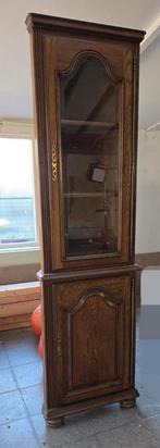 Eiken hoekkast in goede staat, Huis en Inrichting, Kasten | Vitrinekasten, Ophalen, Zo goed als nieuw