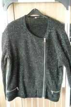 Zwart gebreid jasje met glitter WE (a417), Kleding | Dames, Truien en Vesten, WE, Zwart, Maat 46/48 (XL) of groter, Ophalen of Verzenden