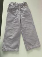 Paarse velour broek maat 128, Kinderen en Baby's, Broek, Meisje, Ophalen of Verzenden, Zo goed als nieuw