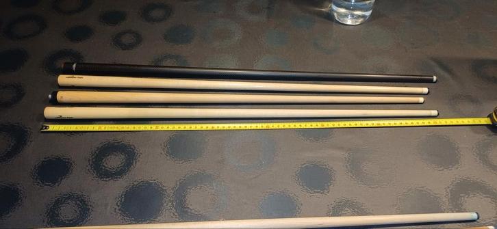 Verschillende topeinden, Sport en Fitness, Biljarten en Poolen, Gebruikt, Ophalen of Verzenden