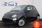 Fiat 500 1.2i Live AIRCO/CRUISE inclusief 2 JAAR garantie!, Auto's, Fiat, 4 zetels, Stof, Gebruikt, Zwart