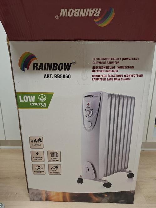 rainbow elektrische kachel radiator, Doe-het-zelf en Bouw, Verwarming en Radiatoren, Zo goed als nieuw, Kachel, 800 watt of meer