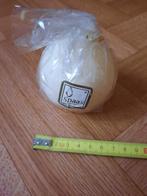 nieuwe witte bol kaars van spaas, Ophalen of Verzenden, Nieuw, Kaars