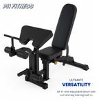 PH Fitness Verstelbare Trainingsbank –Incline & Decline Bank, Sport en Fitness, Ophalen of Verzenden, Nieuw, Rug, Overige typen