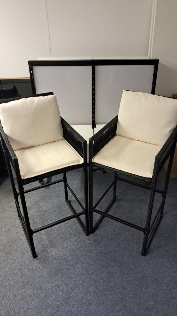 NIEUW hoge tuinbarkrukken / 2 stuks, Tuin en Terras, Tuinstoelen, Nieuw, Kunststof, Ophalen