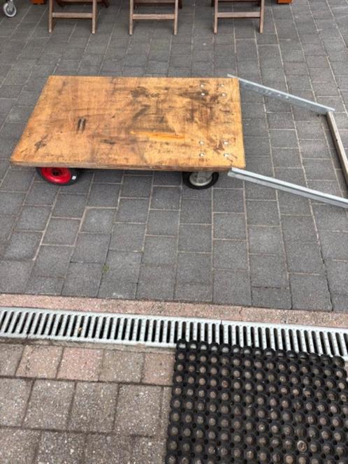 transportkar 1mx0,65m plateauhoogte 25cm, Doe-het-zelf en Bouw, Transportwagens, Zo goed als nieuw, Transportkar, Ophalen