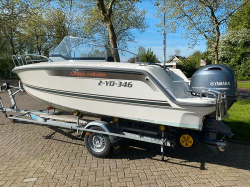 Ryds 548 Duo met Yamaha 100 pk, Watersport en Boten, Vis- en Consoleboten, Zo goed als nieuw, 70 pk of meer, 3 tot 6 meter, Benzine