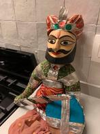 Vintage grote traditionele Kathputli pop, marionet, Verzamelen, Ophalen of Verzenden, Zo goed als nieuw