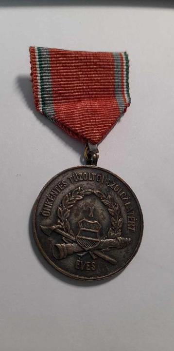 brandweer hongarije medaille 1958