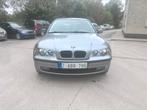 BMW 316TI BENZINE VAN 2004 MET AIRCO, Zwart, Bedrijf, Euro 4, Zilver of Grijs