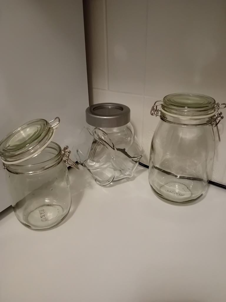 3 bewaarpotten, Huis en Inrichting, Ophalen