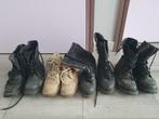 4 paar bottines ABL / combat shoes (samen), Ophalen, Zwart, Boots, Gedragen