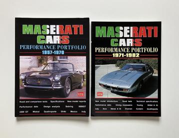 MASERATI road tests (1957-70 & 1971-82)  beschikbaar voor biedingen