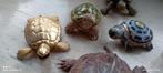Set schildpadden gemaakt van verschillende materialen, Antiek en Kunst, Curiosa en Brocante, Ophalen of Verzenden