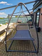 Hangmat Sorara 2 personen, grijs, nieuwe mat+dak+bescherming, Ophalen