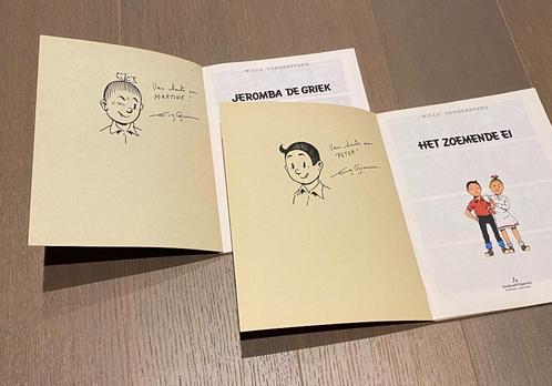 Suske en Wiske - Eugeen Goossens - gesigneerd - tekening, Boeken, Stripverhalen, Zo goed als nieuw, Verzenden