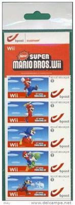 2011-DUOSTAMP-25 JAAR SUPER MARIO- IN 5 POSTZEGELS, Verzenden, Overige figuren, Nieuw