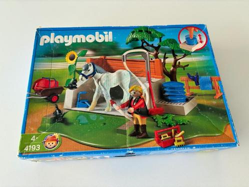 Playmobil (4193) Wasbox voor paarden, Kinderen en Baby's, Speelgoed | Playmobil, Zo goed als nieuw, Complete set, Ophalen